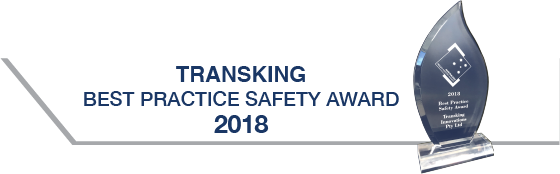 Transking Wins 2018 Best Practice Safety Award 