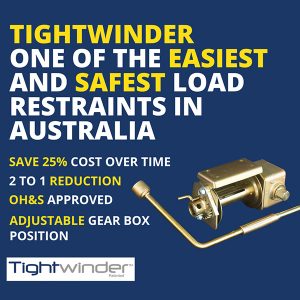 tightwinder one of the easiest and safest Load Restraints in australia